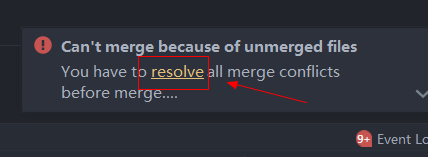 点击一下resolve